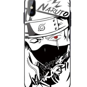 Naruto Kakashi Tempered Glass Phone Case